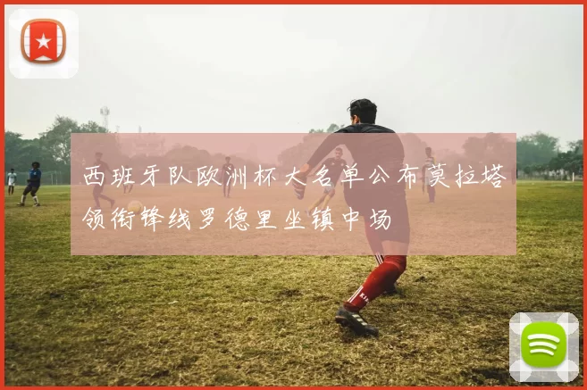 西班牙队欧洲杯大名单公布莫拉塔领衔锋线罗德里坐镇中场